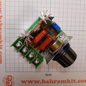 تصویر دیمر ۲ کیلو وات SCR ولتاژ ۲۲۰ ولت AC 