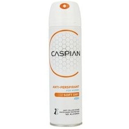 تصویر اسپری ضد تعریق زنانه کاسپین (Caspian) مدل Soft Dry حجم 150 میلی لیتر اسپری