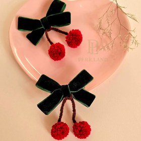 تصویر گلسر مخملی سبز 