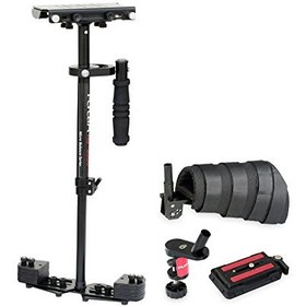 تصویر استابلایزر Stadycam دستی با پشتیبانی بازو برای دوربین های فیلمبرداری DSLR تا 3.5kg / 8lbs - استابلایزر میکرو متعادل کننده FLYCAM HD-3000 60 میکرومتر / 24 اینچی - گیره رایگان جدول 