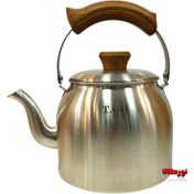 تصویر کتری 30707 استیل تابناک قیطاسی Kettle 30707 Shiny Steel Qitasi