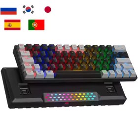 تصویر کیبورد ZIFRIEND مدل KA646 