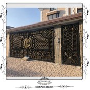 تصویر درب دو لنگه ماشین رو سایز ۳ متر در ارتفاع ۲.۸۰ وزن ۶۰۰ کیلوگرم کد D006 