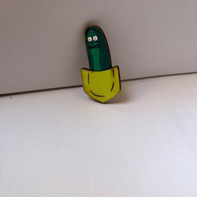 تصویر پیکسل سنجاقی طرح ریک خیاری (Pickle Rick) 