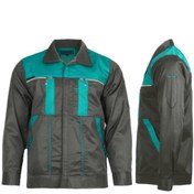 تصویر لباس کار صدرا (طوسی-فیروزه ای) 