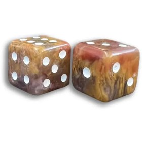 تصویر تاس سنگ عقیق پاییزی کد 10145 