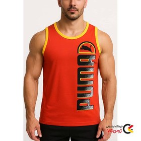 تصویر تاپ مردانه پوما رنگ نارنجی سایز M-قیمت و خرید تاپ اسپرت مردانه-ژرمن کالا 