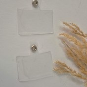 تصویر طلق آویز پلاستیکی شفاف برای آویز گردنی 