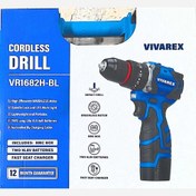 تصویر دریل شارژی براشلس چکشی ویوارکس مدل VR1682H-BL Vivarex Brushless Cordless Hammer Drill  vr1682h-bl