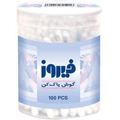 تصویر گوش پاک کن فیروز - بسته 100 عددی 