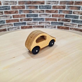 تصویر ماشین چوبی Wooden car