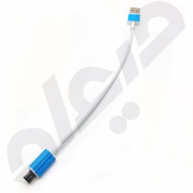 تصویر کابل پاوربانک میکرو microUSB باز 20cm d-net Cable microUSB 20cm