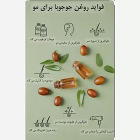 تصویر روغن جوجوبا (تولید شده مخصوص موی سر )فوق ممتاز 