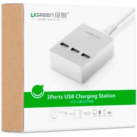 تصویر شارژر Ugreen CD101 20360 3Port 2.1A 20W Ugreen CD101 20360 3Port 2.1A 20W Charger