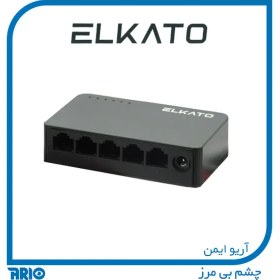 تصویر سوئیچ 5 پورت الکاتو مدل ELKATO-1SG0500GN 