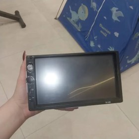 تصویر ضبط خودرو دو دین 7 اینچ YZYXD مدل 7018B | مانیتور لمسی، بلوتوث، MP5، دوربین دنده عقب 