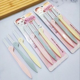 تصویر تیغ ابرو تاشو 3عددی 