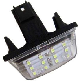 تصویر چراغ پلاک خودرو SMD مناسب برای پژو پارس بسته دو عددی ا License Plate Lights Car License Plate Lights Car