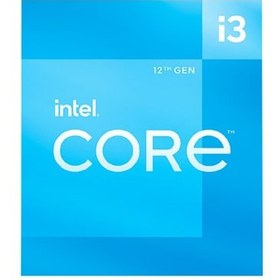 تصویر پردازنده کامپیوتر اینتل مدل Core i3-12100F Alder Lake Tray Intel Core i3-12100F Alder Lake Tray Computer Processor