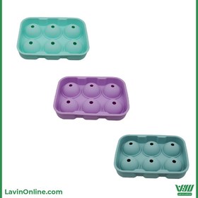 تصویر قالب سیلیکونی یخ کروی 