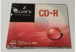 تصویر 80عدد CD خام نو اصل برندSONY 