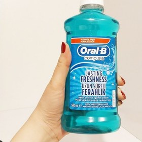 تصویر دهان شویه اورال-بی ORAL_B مدل Lasting Freshness (500 میل) ORAL_B mouthwash, Lasting Freshness model (500 ml)