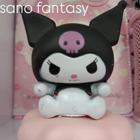 تصویر چراغ خواب ابری کرومی 