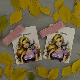 تصویر پاپیون مخمل نوشا(جفتی) 