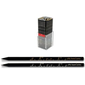 تصویر مداد مشکی فابر کاستل Faber Castell طرح قلعه HB Faber Castell HB 