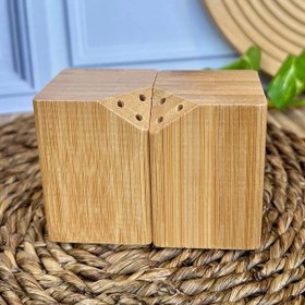 تصویر نمکدان جفتی بامبو کد ۶۳۱