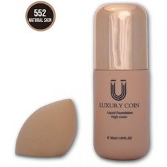 تصویر کرم پودر لاکچری کوین شماره 552 حجم ۳۰ میلی لیتر SPF ۲۵ 