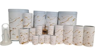 تصویر سرویس جا حبوباتی ۱۸پارچه ام جی اس مدل ماربل 