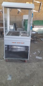 تصویر فر ساندویچی صنعتی استیل درخشان تجهیزات آشپزخانه صنعتی - طول 80 عرض 70 ارتفاع 160 فر ساندویچ