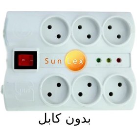 تصویر محافظ 6 راهی لوازم صوتی تصویری بدون ارت کاوه‌ مدل KCP2625L - بدون کابل kaveh 6way extension cord without earth