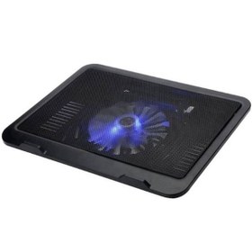 تصویر پایه خنک کننده لپ تاپ کلیم مدل V/N19 Cooling Pad Cooler for Notebook 140mm Fan with Blue LED