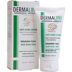تصویر کرم ضد جوش بی رنگ DERMALINE ا Dermaline Colorless Anti Acne Cream Dermaline Colorless Anti Acne Cream