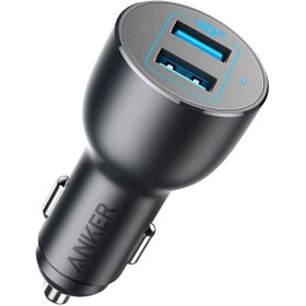 تصویر شارژر فندکی انکر مدل A2729 توان 36 وات Anker PowerDrive III A2729 Car Charger