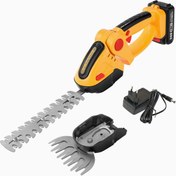 تصویر مینی شمشاد زن شارژی به همراه چمنزن چمن زن شارژی | شمشاد زن شارژی