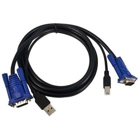تصویر کابل 1.8 متری کی وی ام سوئیچ دی لینک DKVM-CU ا D-Link DKVM-CU 2 in 1 USB 1.8m KVM Switch Cable D-Link DKVM-CU 2 in 1 USB 1.8m KVM Switch Cable