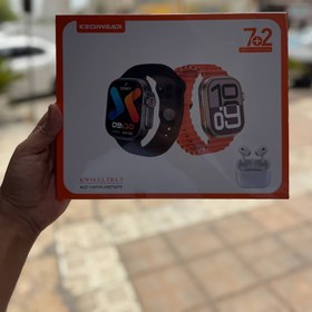 تصویر ساعت هوشمند کیوکی‌ویر مدل KW56 Ultra3 با بدنه آلومینیومی و بند سیلیکونی 
