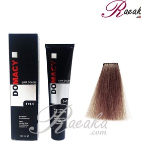 تصویر رنگ مو سری دودی حاوی روغن های گیاهی 120میل دوماسی 7.1-بلوند دودی متوسط Domacy Hair Color Cendre 120ml