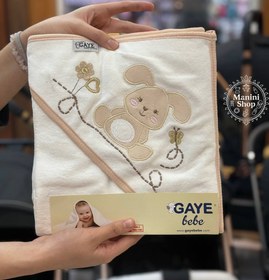 تصویر حوله تک دورپیچ کلاه دار برند Gaye - گورخر 