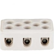 تصویر ترمینال سرامیکی 3 خانه 25 آمپر 