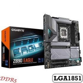 تصویر مادربرد گیگابایت مدل Z890 EAGLE Gigabyte Z890 EAGLE LGA1851 ATX Motherboard