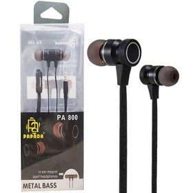 تصویر هندزفری Papada PA800 PAPADA PA800 metal bass earphone