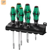 تصویر مجموعه 6 عددی پیچگوشتی آچار خور ورا مدل 05007680001 ا 334 SK/6 Rack Screwdriver set 334 SK/6 Rack Screwdriver set