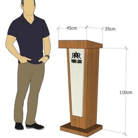 تصویر تریبون تمام چوب. مستقیم از تولیدکننده. ارسال رایگان به سراسر ایران 
