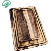 تصویر سینی سه تکه - چوب گردو- بدون دسته مستطیلی-5104 