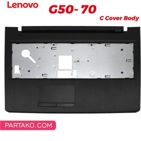 تصویر قاب دور کیبورد لپ تاپ لنوو Lenovo IdeaPad Z50-70 _Cover C مشکی 