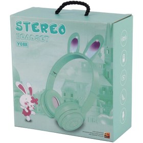 تصویر هدفون خرگوشی بلوتوثی رم خور مدل Stereo Y08R هدفون خرگوشی بلوتوثی رم خور مدل Stereo Y08R